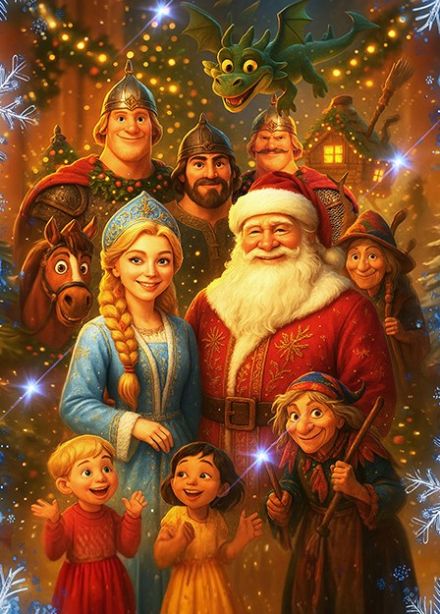 Новогодний детский утренник «Три Богатыря и поиски Деда Мороза»